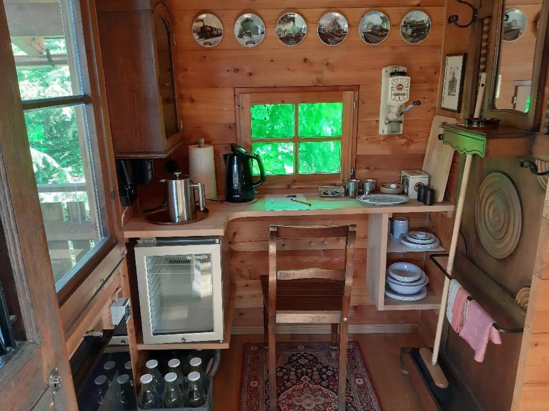 Baumhaus Wolfshoehle Fischach Extérieur photo