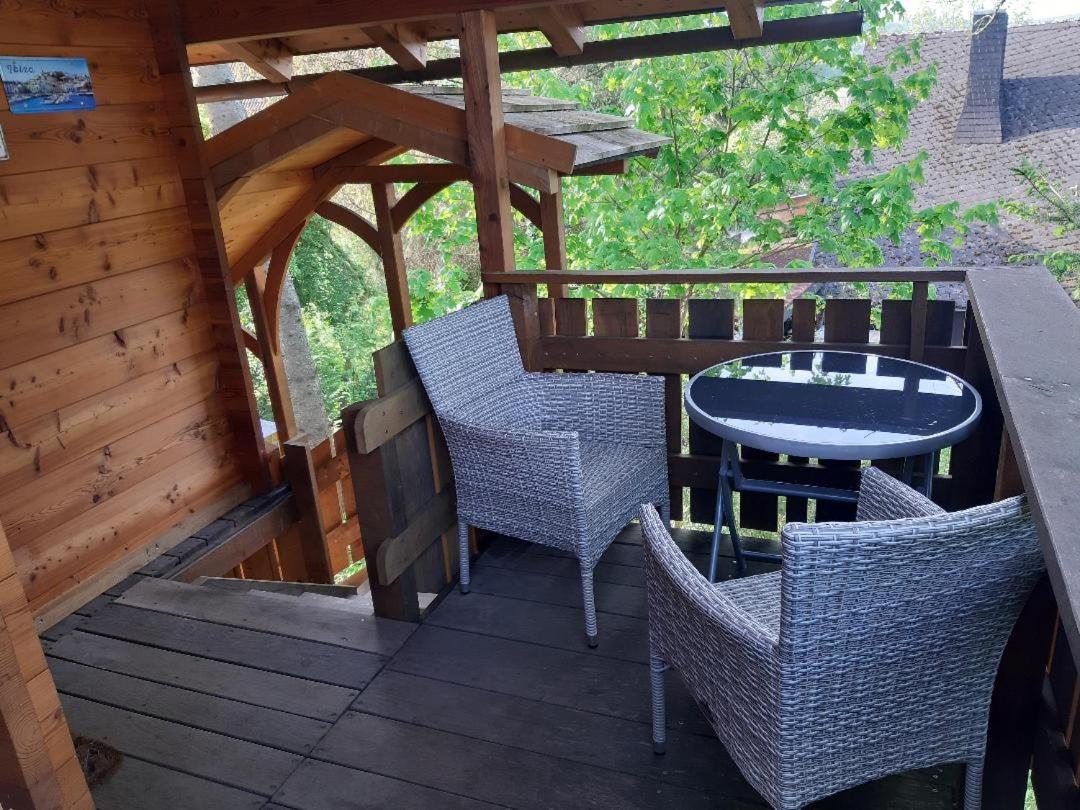 Baumhaus Wolfshoehle Fischach Extérieur photo